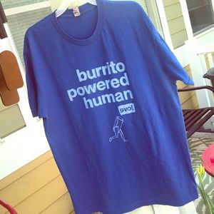 evol Burrito Powered Human Tee *One Of A Kind*